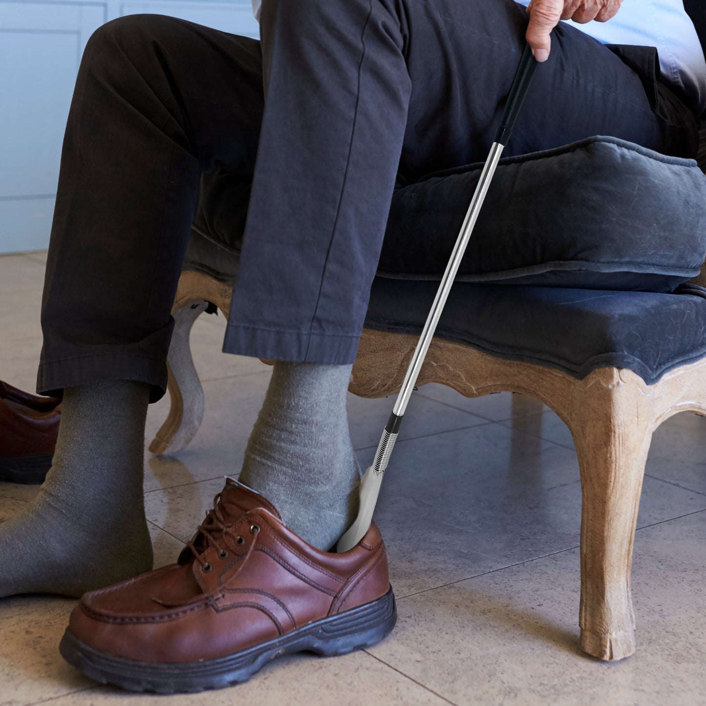 Flexible Shoe Horn Extendable Handle